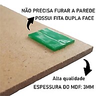Silêncio, Por Favor! Placa MDF A4 20x29 - imagem 2