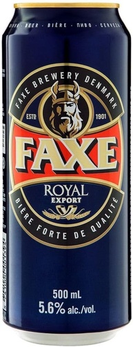 Cerveja Faxe, Royal, Lata, 500ml 1un - imagem 1