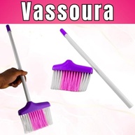Kit Faxina Infantil - Vassoura, Pá e Rodo para Brincar de Limpar - imagem 5