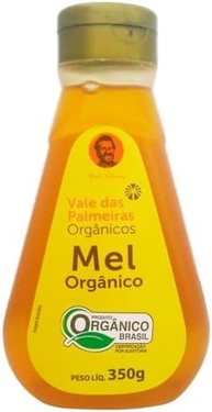 Mel Orgânico Fazenda Vale das Palmeiras Bisnaga 350g - imagem 1