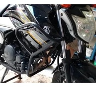 Protetor de Carenagem Dianteiro Yamaha Fazer 250 (2011-2014) - Segurança e Estilo em Preto Fosco - imagem 4