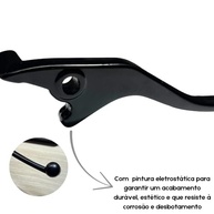 Manete Freio a Disco Moto: CG Titan, Fan, Bros, Biz, Fazer - Peça de Reposição Premium - imagem 5
