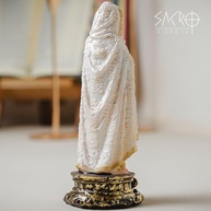Imagem Nossa Senhora Rosa Mística 12,5cm em Resina - Decoração e Fé - imagem 5