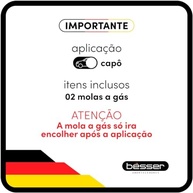 Par Amortecedor Capô Hyundai Santa Fé 2007-2012: Segurança e Conforto - imagem 5