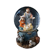 Globo de Água Natal: Presépio 9cm – Decore com Fé! - imagem 2