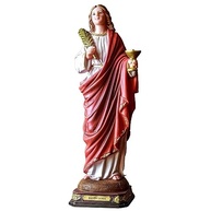 Imagem de Santa Luzia em Resina 30cm - Peça Sagrada para Decoração e Fé - imagem 2