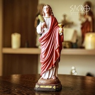 Imagem de Santa Luzia em Resina 30cm - Peça Sagrada para Decoração e Fé - imagem 3