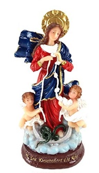 Imagem Nossa Senhora Desatadora dos Nós em Resina - 15 cm - Decoração e Fé - imagem 2