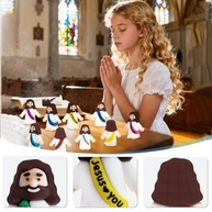 20 Mini Bonecos de Jesus - Estatuetas de Fé Coloridas para Esconder e Buscar, Presente Cristão para Escola Dominical e Decoração - imagem 5
