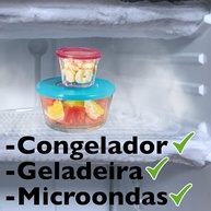 Kit com 12 Potes de Vidro Americano com Tampa Hermeticamente Fechada - 150ml - imagem 4