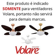 Difusor de Ventilador de Teto Volare em Vidro Fechado 30cm - Design Elegante e Funcional - imagem 4