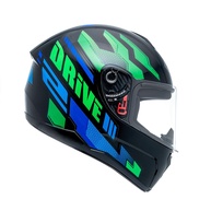 Capacete Fly Moto Drive 2 HG Atitude Fechado Preto/Verde - Segurança e Estilo para Sua Pilotagem - imagem 1