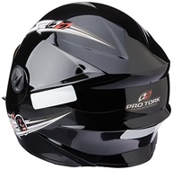 Capacete Fechado Pro Tork Liberty For Kids Solid Preto - Segurança e Estilo para Pequenos Aventureiros (Tam. 54, Visor Fumê) - imagem 3