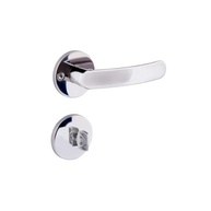 Fechadura de Banheiro Inox Premium 40mm Polida Aliança - imagem 1