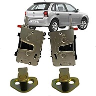 Fechadura Porta Traseira Gol G4: Par Completo + Batentes - imagem 1