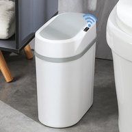 Lixeira Automática 12L com Sensor Inteligente – Abertura e Fechamento Automáticos para Cozinha, Banheiro e Escritório - imagem 1