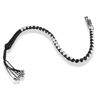 Chicote de Couro Genuíno HADZAM 106cm para Guidão de Moto com Franjas e Fecho Rápido - imagem 3