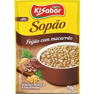 KiSabor Sopão De Feijão Com Macarrão Kisabor 150 Gramas - imagem 1