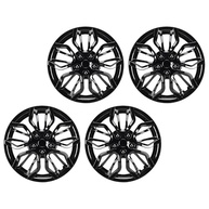 Kit 4 Calotas Aro 14" ABS Preto Universal - AX, Clio, Corsa, Felicia e Mais! - imagem 2