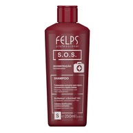 Felps S.O.S Reconstrução Shampoo 250ml: Recupere Seu Cabelo Danificado - imagem 1