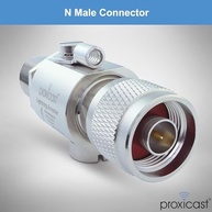 Protetor de Surto Coaxial Proxicast 6GHz (N-Male/N-Female) - Proteção Profissional 230V para Antenas 4G, 5G, Wi-Fi, Helium e Mais (ANT-212-002) - imagem 3