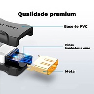 Adaptador Emenda Extensor Cabo HDMI Fêmea x Fêmea Vention - Conexão Ampliada e Qualidade Superior - imagem 3