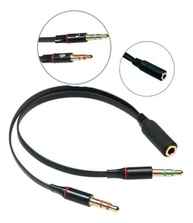Adaptador P3 Fêmea para 2x P2 Macho: Conecte seu Headset em PC e Notebook! - imagem 2
