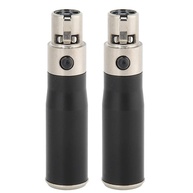 Adaptador Mini XLR 3 Pinos Fêmea para XLR Fêmea: Conexão de Áudio Profissional - imagem 1