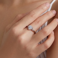 Anel de Prata 925 Bamoer: Elegância Feminina - imagem 2