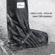 Botas de Chuva Masculina Feminina, Capa de Chuva para Sapato, Bota de Chuva Motoqueiro, Adulto Unissex Protetor de Calçado Impermeável para Motociclista - imagem 4