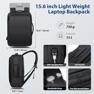 Mochila Executiva Impermeavel De Notebook Para Feminina/Masculina De Até 15,6" - imagem 3