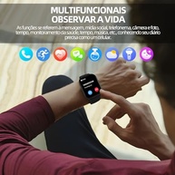 Smartwatch Feminino Rose à Prova d'água IP68: 120+ Modos de Exercício e Chamadas - imagem 3