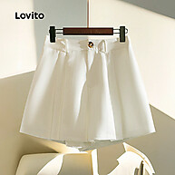 Short Lovito Casual Plissado: Estilo e Conforto Feminino - imagem 2