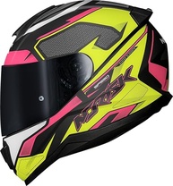 Capacete Feminino Norisk Razor Speedmax Rosa Amarelo: Estilo e Segurança para Sua Moto - imagem 2