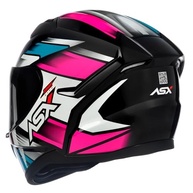Kit Capacete Feminino ASX City Start Rosa Esportivo c/ Viseira Dupla (Fumê e Transparente) - imagem 4