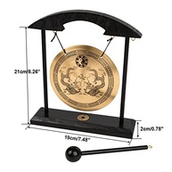 Gong Feng Shui em Latão para Mesa - Decoração Zen com Som Harmônico - imagem 4