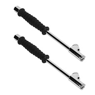 ZJchao Ferramentas Semi -Caminhão, Haste Inflável de Cabeça Dupla 2pcs Haste Inflável de Pneus de Carro 1/4 Polegada Caminhão de Caminhão de Cabeça Dupla Medidor de Pressão de Ar para Pneus Semi - imagem 5