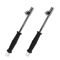 ZJchao Ferramentas Semi -Caminhão, Haste Inflável de Cabeça Dupla 2pcs Haste Inflável de Pneus de Carro 1/4 Polegada Caminhão de Caminhão de Cabeça Dupla Medidor de Pressão de Ar para Pneus Semi - imagem 2