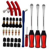 Kit Essencial 30 Peças: Ferramentas Profissionais para Troca de Pneu de Moto com Proteção de Aro - imagem 3