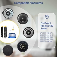 Kit de Acessórios para iRobot Roomba 600 Series - Peças de Reposição com Escova, Filtros e Ferramentas - imagem 3