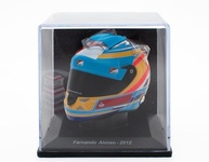 Capacete Réplica Fernando Alonso Ferrari F1 2012 - Escala 1:5 (OPO 10) - imagem 1