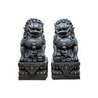 Mini Estátua de Leão da Sorte em Ferro Fundido - Decoração Feng Shui para Casa e Jardim - imagem 2