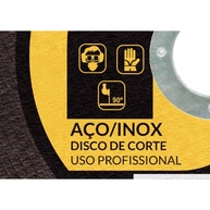 Disco de Corte Ultra Fino 4.1/2" para Inox e Materiais Ferrosos - imagem 2