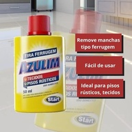Tira-Ferrugem Azulim 50ml - Fórmula Poderosa à Base de Ácido Oxálico para Remoção Eficiente - imagem 4
