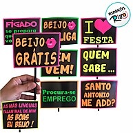 Plaquinhas Neon: Anime Sua Festa! - imagem 2