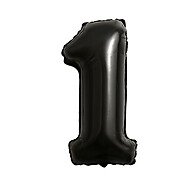 Balões de Número Preto 80cm: Decore Sua Festa! - imagem 1
