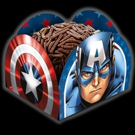Porta Forminha Capitão América: Decore Sua Festa! - imagem 2