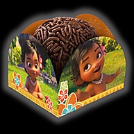 Porta Forminha Moana Baby Regina: Decore Sua Festa! - imagem 2