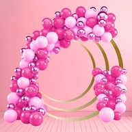 Kit 125 Balões Rosa: Decore Sua Festa! - imagem 2