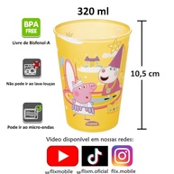 Kit com 10 Copos Pepa PG para Festas Infantis - Decoração e Lembrancinhas Perfeitas - imagem 3